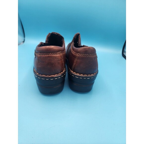 Eastland Womens 10W Sequoia Brown Leather Slip On Loafer Comfort Clogs 3172 - Picture 5 of 7